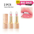 🔥LAST DAY - BUY 1 GET 1 FREE JUST $9.99 EACH👄Crystal Flower Temperature Color Change Jelly Lipstick