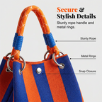 ⏳Limited-time Special Price⏰Striped Knit Bucket Handbag👜