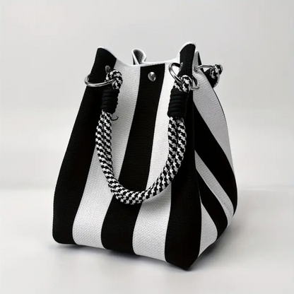 ⏳Limited-time Special Price⏰Striped Knit Bucket Handbag👜