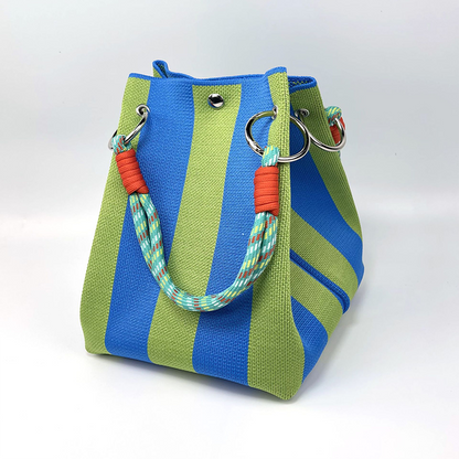⏳Limited-time Special Price⏰Striped Knit Bucket Handbag👜