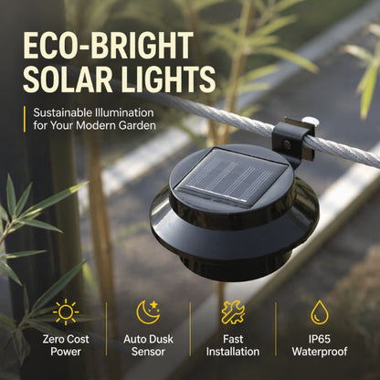 🔥5-Pack $50.97🔥10-Pack $84.95🏠Outdoor Waterproof Solar LED Gutter Wall Lights
