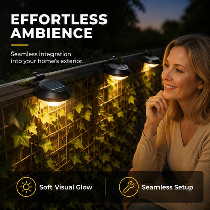 🔥5-Pack $50.97🔥10-Pack $84.95🏠Outdoor Waterproof Solar LED Gutter Wall Lights